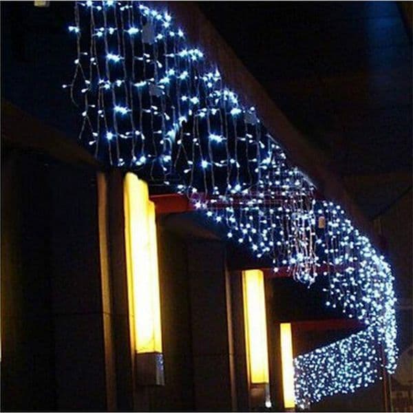 Led Curtain Icicle String Light 110V 220V Led Christmas Garland LED Lights Fairy Xmas Party Garden Stage Outdoor Decorative Light 5m Wide