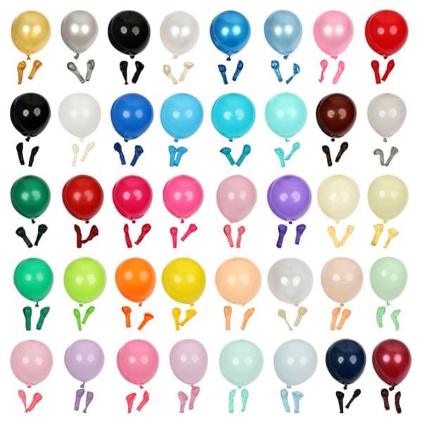 100Pcs 5 Inch Pearl Latex Balloon Mini Silver Champagne Gold Balloons Birthday Party Supplies Inflatable Wedding Decoration Y0107 B2