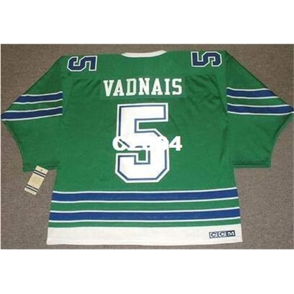 Mens #5 CAROL VADNAIS Oakland Seals 1968 CCM Vintage RETRO Home Hockey Jersey or custom any name or number retro Jersey