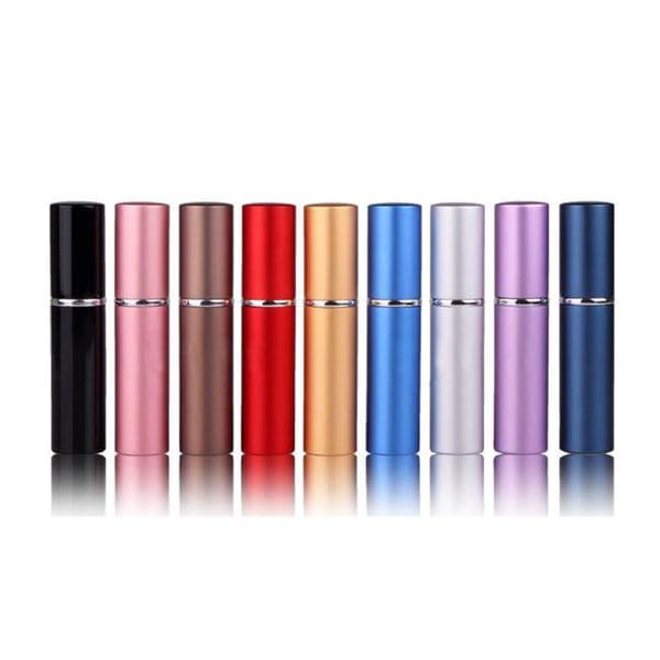 wholesale 6ml Mini Portable Refillable Spray Atomizer Bottle Colorful Empty Travel Perfume Bottles Essential Oils Diffusers Home Fragrances