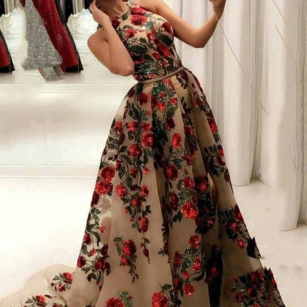 Bling Bling Crystals Kaftan Prom Dresses 2021 Long Yousef Aljasmi High Neck Black Chiffon Arabic Ladies Evening Party Gowns Custom