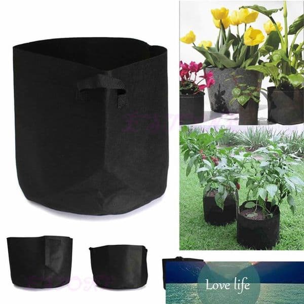 Round Fabric Pots Plant Pouch Root Container Grow Bag Aeration Pot Container New