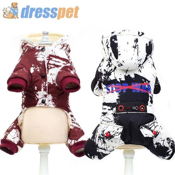 Dog Coat Winter Dogs Pets Clothing For Small Pet Yorkies Jackets Coats Down Clothes Pug Outfits Bulldogs Waterproof Jacket 201127