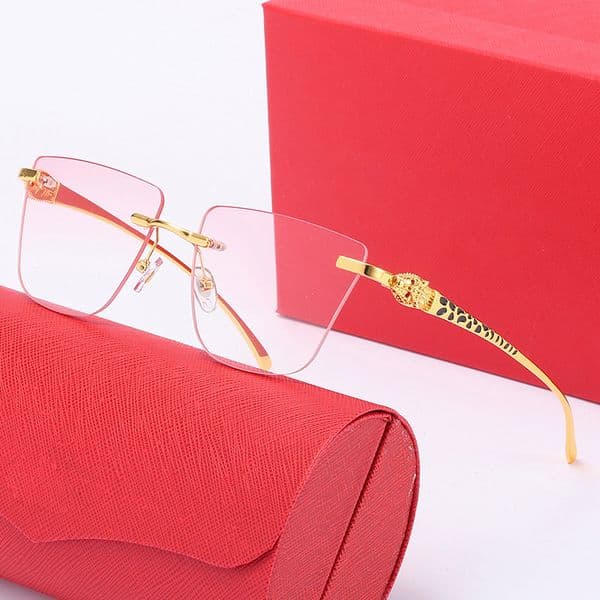Mens Eyewear Glasses Designer Sunglasses Women Attitude Sun glasses Fashion Oversized Frameless Protects Sunglass Polarized Eyeglasses Gafas De Sol Lunettes