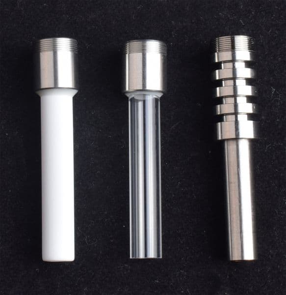 Smoking 510 Replacement Thread Titanium Ceramic Quartz Tip Nail For Micro Nectar Collector v4 kit