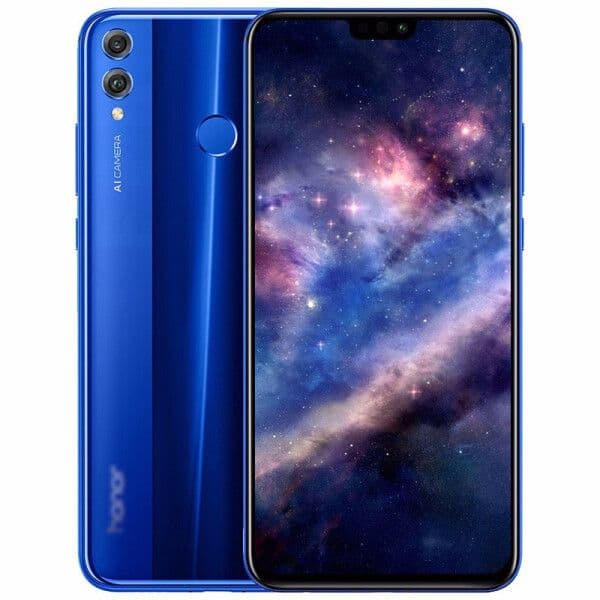 Original Huawei Honor 8X 4G Cell Phone 4GB RAM 64GB 128GB ROM Kirin 710 Octa Core 6.5" Full Screen 20MP AI Face ID Fingerprint Mobile Phone