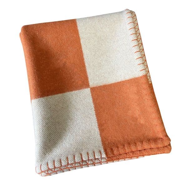 Have matching pillow TOP Quailty Luxury Home ORANGE Blankets 1.5kg WOOL Thick Bed Sofa good quailty blanket Selling Big Size