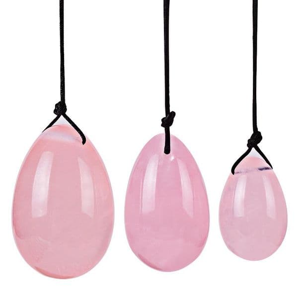 Natural Crystal Rose Quartz Yoni Eggs for Woman Vagina Healing Massage Crystal Natural Power Stone Yoni Egg Sex Toy