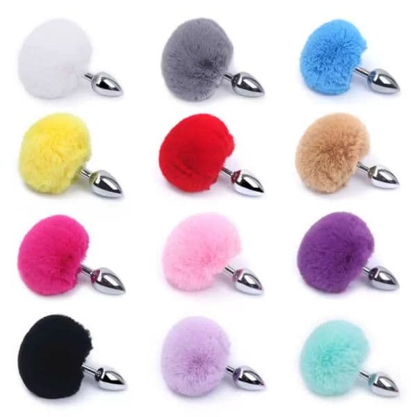 Party Favor Tail Anal Plug Fluffy Plush Girl Cosplay Erotic Sex For Woman Couples BuPlug