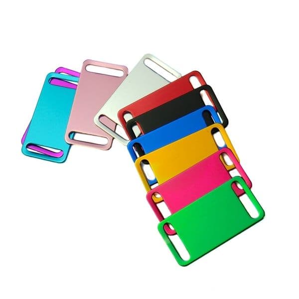 Wholesale 100Pcs Personalized Customized Pet For Dogs Cat Laser Engraving Dog ID Tags Aluminium 201127
