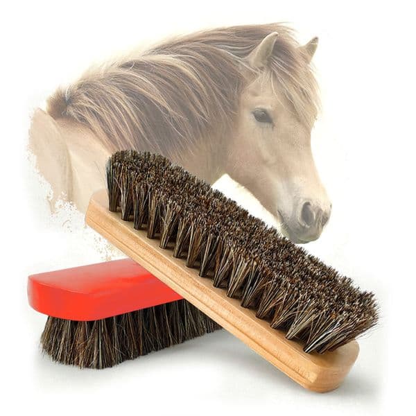 2026 New New 100% Horsehair Shoe Polish Natural Leather Real Horse Hair Soft Polishing Tool Bootpolish Cleaning Brush For Suede Nubuck Boot