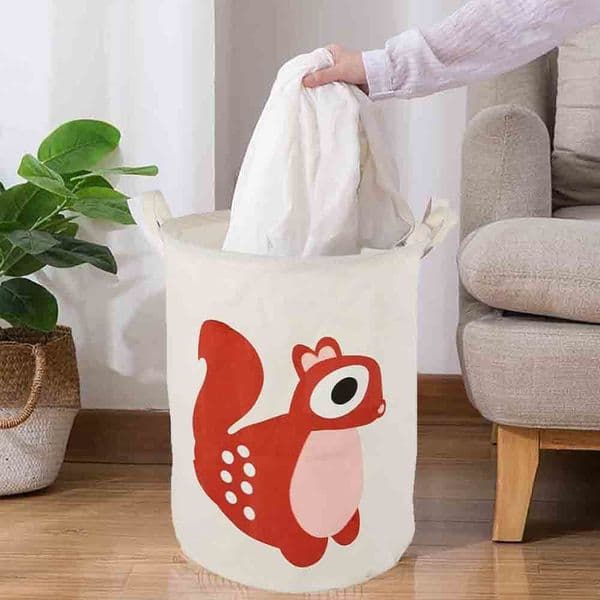 Clothing Laundry Basket Bag Folding Laundry Basket Large Capacity Clothes Storage Bag Children Toy Storage Bucket Home Organizer LJ201204