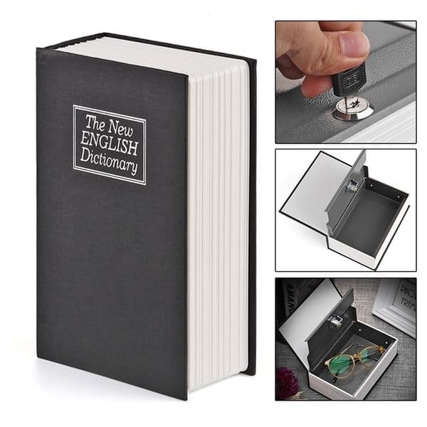 Piggy Bank English Dictionary Shaped Money Saving Box Piggy Bank Cash Coins Saving Boxes Lock-up Storage Box Safe for home LJ201212