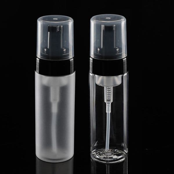 Wholesale 1Ml Travel Foamer Empty Plastic Foam Bottles With Black Pump Hand Wash Soap Mousse Cream Dispenser Bubbg Bottle BPA Free