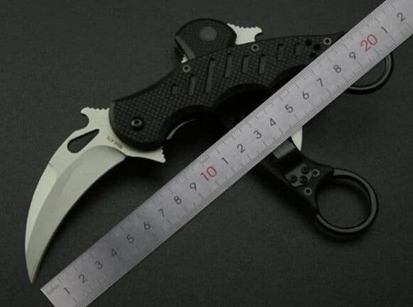 Tactical Fixed Blade Karambit 690 - Durable G10 Handle for Hunting & Survival