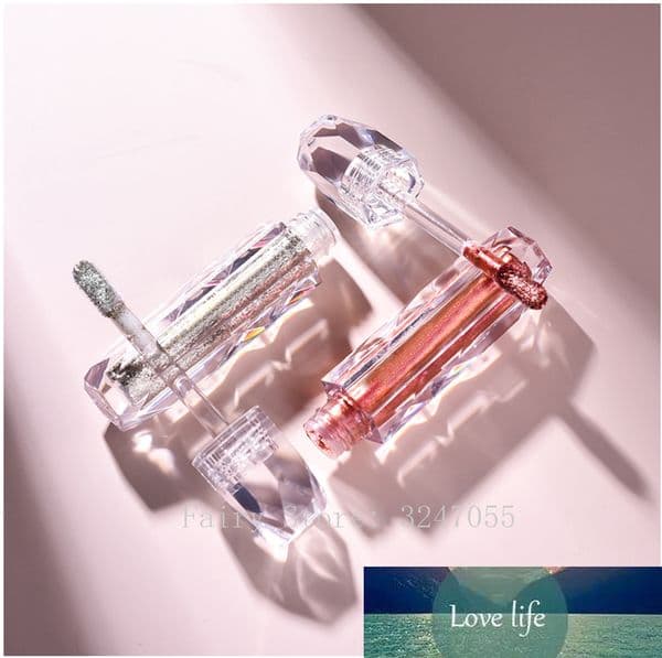 50pc 2ml Clear Lip Gloss Wand Tube Empty Packaging DIY Diamond Lip Gloss Bottle Cosmetic Lipgloss Container Transparent Lipst