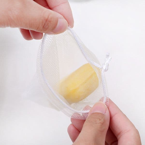 Soap Foaming Net Playing Bubble Net For Face Cleansing Bath Rub Bubble Net Bag Soap Pocket Bolsa De Red De Burbujas Para Jabon De Bano Limpiador Facial