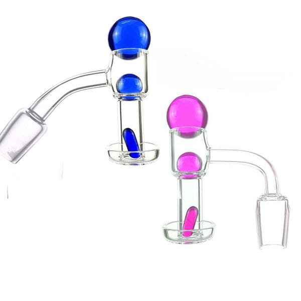 Terp Slurper Beveled Edge Quartz Banger Nails Smoking Accessories 10mm 14mm 18mm male female With Glass Marble Ruby Pearl Pill