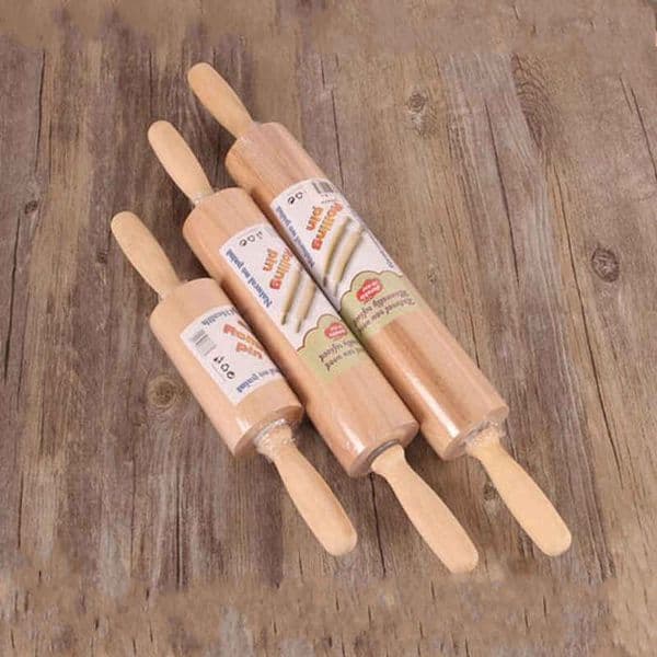 Professional Wood Rolling Pin for Baking Smooth Tapered Design Best for Fondant Pie Crust Cookie & Pastry Dough Roller