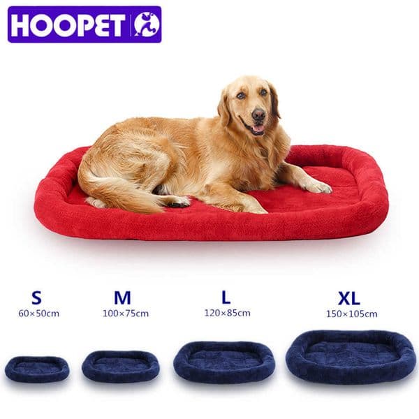 HOOPET Dog Beds for Large Dogs Bench Medium Dogs Mat Lounger Golden Retriever Cage Pet House Cushion 211009