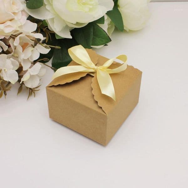 Gift Wrap 50 Packaging Brown Kraft Paper Box Gifts Guest Party Banquet Bar Supplies1 Factory price expert design Quality Latest Style Original Status
