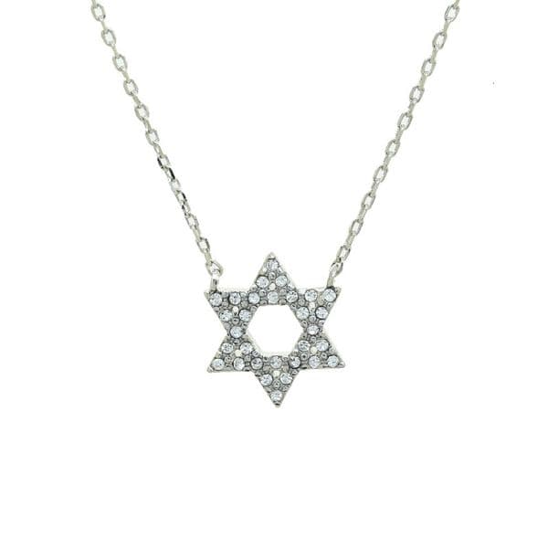 Juicy Necklace 925 Sterling Silver Diamond Six Awn Star Women's Fashion Clavicle Chain Korean Temperament Silver Jewelry