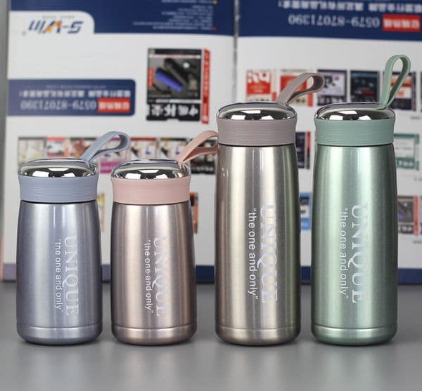 The latest 12oz stainless steel coffee cup mug, electroplating sling thermos, a variety of colors and styles to choose from, support for customized logos
