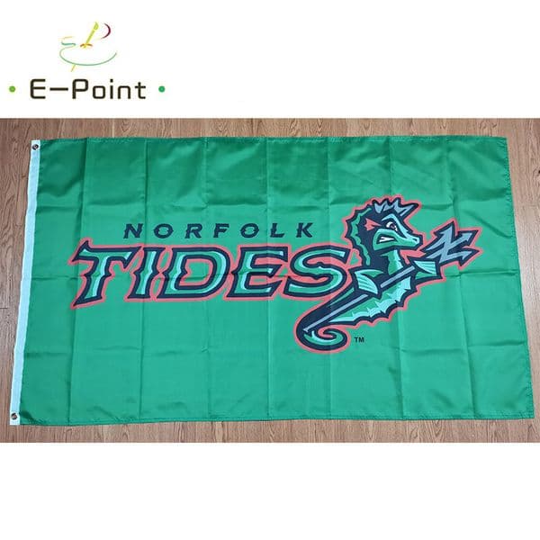 MiLB Norfolk Tides Flag 3*5ft (90cm*150cm) Polyester flag Banner decoration flying home & garden flag Festive gifts