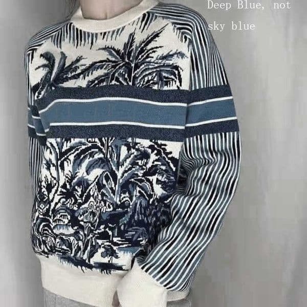 Embroidery Mens Sweaters Long Sleves Knits Letters Budge Fashion Unisex Hoodies Pullover Sweatshirt Men Tops Knit Clothing Asian Size