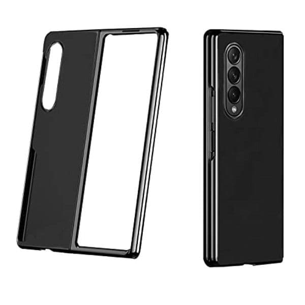 For Samsung Z Fold 3 5G Phone Cases PC Hard Black Shookproof Protection Cover