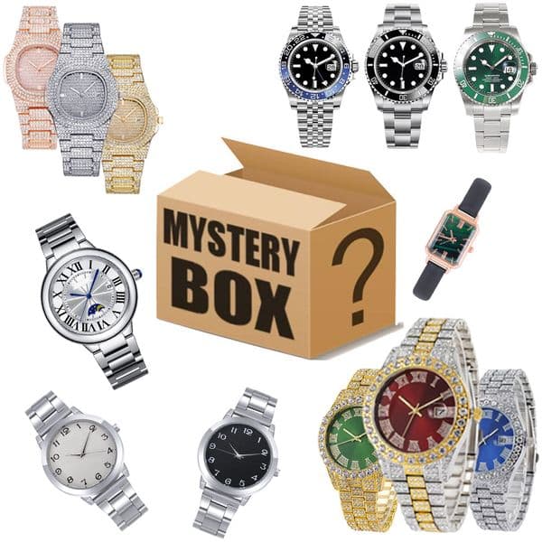 Lucky One Random Bd Mystery Box Mens Watch Women Watches Christmas Gift Holidays / Birthday Surprise Boxes 25 es es
