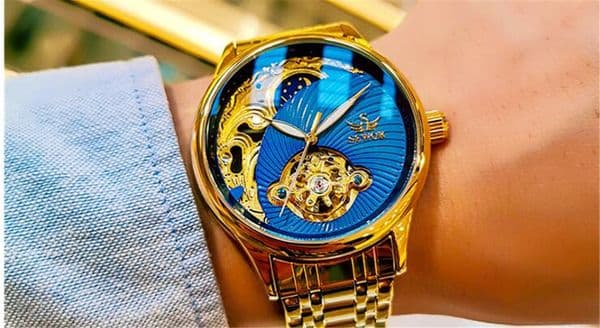 SEWOR mechanical watch Automatic movement watch Stainless steel men's casual fashion watch SEW09 thumbnail 2