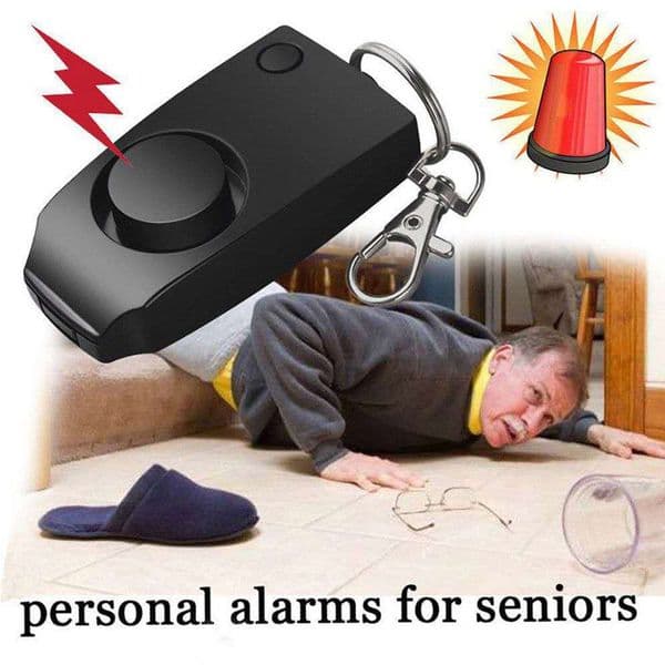 Portable Personal Button Type Anti-theft Student Woman Safe Persona Alarm Keychain Pendant 2 Colors Boton De Alarma Personal Personlicher Alarmknopf