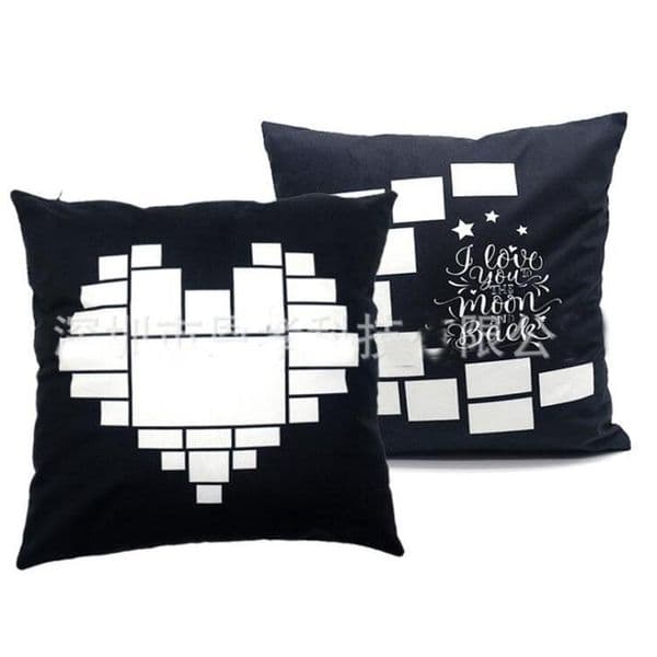 sublimation blanks Sublimation Pillowcase Honey Moon Pillowcovers Polyester Sublimation Pillowcases Plaid Panels Pillow Cushion