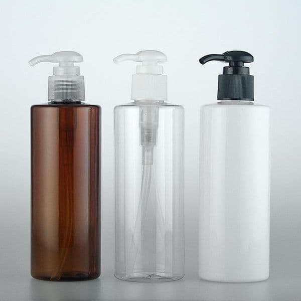 Storage Bottles & Jars 20pcs 250ml Empty Round Lotion Pump Cosmetic Bottle Container Amber Shampoo Containers With Liquid Soap Dispenser Ref