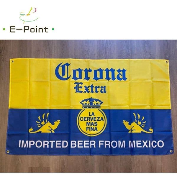 Corona Extra Beer Flag 35ft 90cm150cm Polyester flags Banner decoration flying home u0026 garden Festive gifts L260603