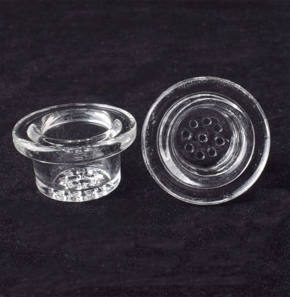 Glass filter Bowl 9 Honeycomb Holes Silicone Smoking Pipes Replacement Screen Bowls for Hand Pipe