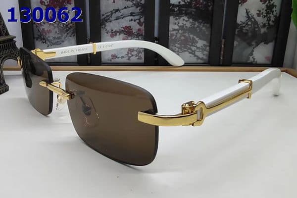 Designer Luxury Sunglasses for Women Man Summer Style Anti-Ultraviolet Retro Shield Lens Plate Square Full Frameless Fashion Carti Glasses Eyeglasses Random Box