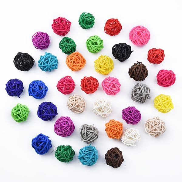 Ball Mini DIY Home Accessories Creative Sepak Takraw Rattan Balls Decor For Wedding Party