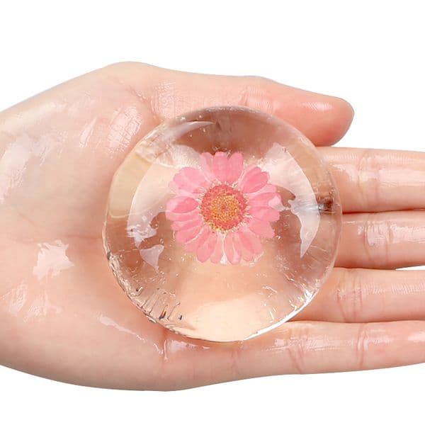 Clear Amino Acid Flower Soap Essential Oils Handmade Natural Transparent Moisturizing Wash Hand Face Body Bath Cleanser Soaps JY0950