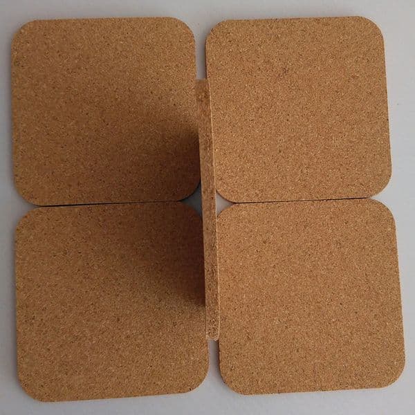 Square Wood Coffee Cup Mat Heat Resistant Cork Coaster Tea Drink Wine Anti-slip Pads Table Decoration Water Bottles Coasters Posavasos De Madera Para Cafe