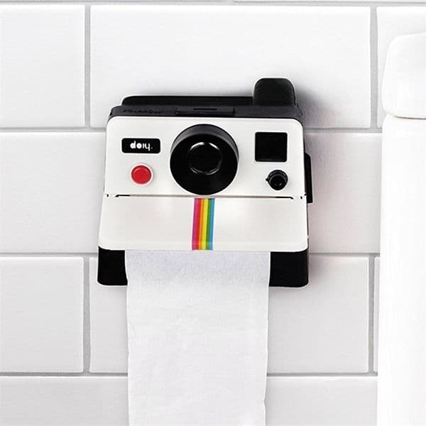 WC Tissue Box Creative Toilet Roll Camera Paper Holder Bathroom Retro Decor Napkins 210818