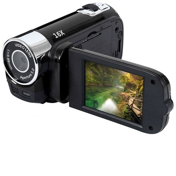 HD 1080P Video Camera Digital Camcorder 2.7 inch 16MP High Definition DV Cameras 270 Degree Rotation