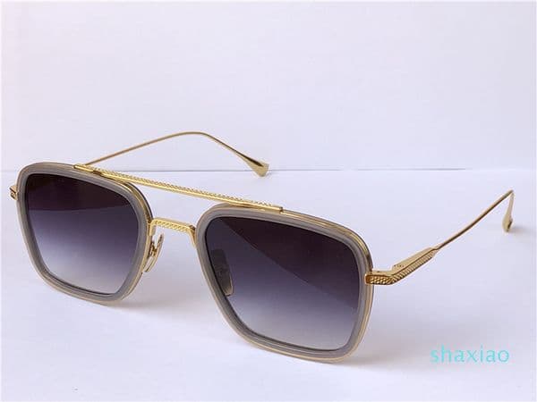 fashion design man sunglasses 006 square frames vintage style uv 400 protective outdoor eyewear with case