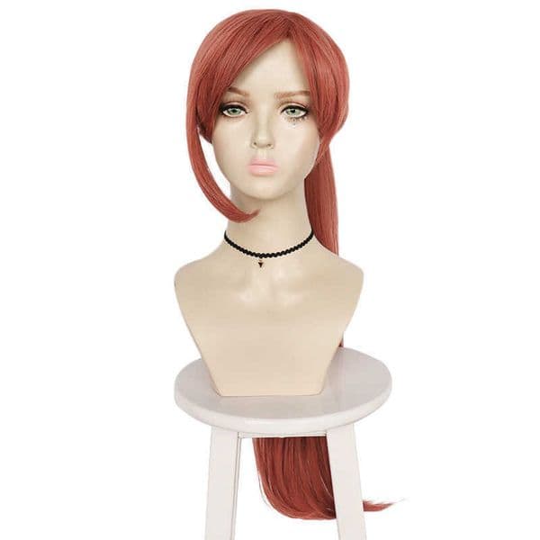 Anime Danganronpa V3 Yukizome Chisa Wig Cosplay Costume Dangan Ronpa Orange Long Ponytail Heat Resistant Hair Women Wigs