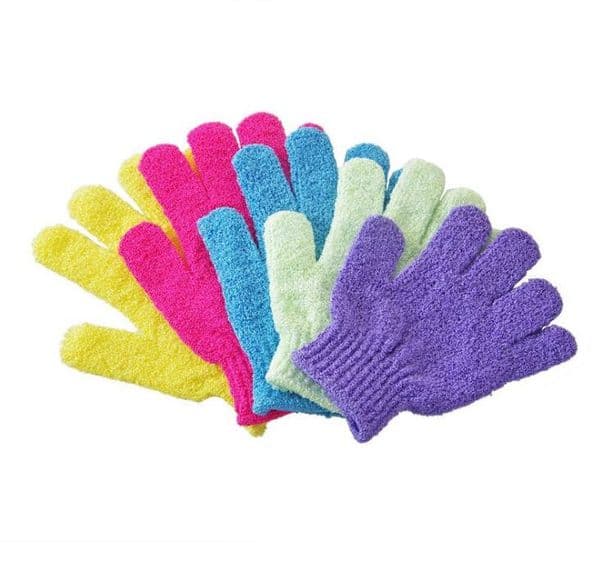 200pcs Cleaner Cloth Bath Glove Scrubber Moisturizing Spa Skin Care Exfoliating Gloves Washing Clean Face Body