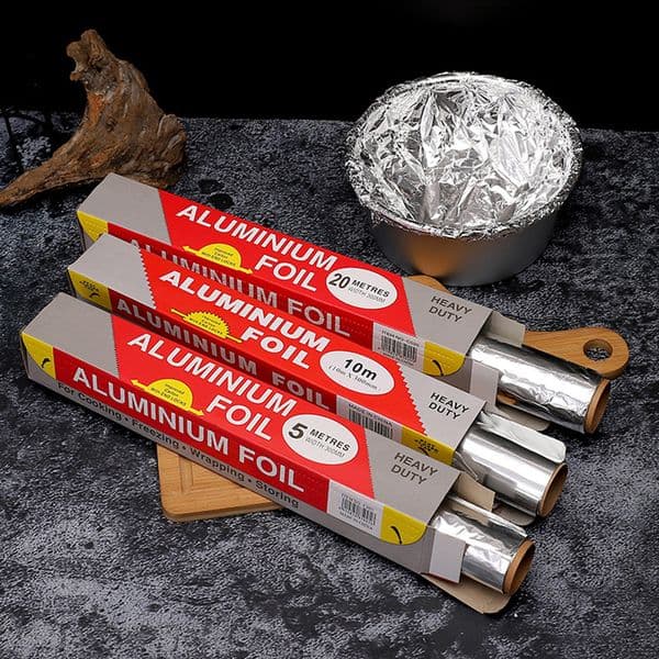 Thick 10 Micron Aluminum Foil Roll BBQ Baking Tools 30*2000cm/12*787inch 64 Square Feet Tin Foils Rolls Grilling Roasting Cooking Freezing Wrappomg Storing JY0570