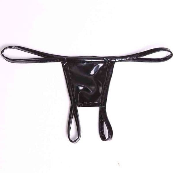 NXY sexy set Plus Size Latex PVC Leather String Women Thongs G Strings Kawaii Sexy Tanga T-back Thong Lingerie Underwear Low-Rise 1128