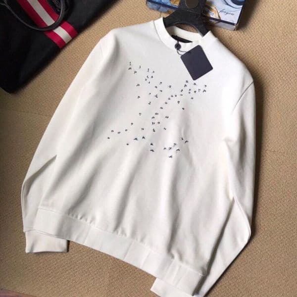 Paris fashion Designer hoodies Mens Womens luxury Pullover Alphanumeric jacquard Sweatshirt High Quality Pure Cotton Hoodie Round Neck brand clothing tops