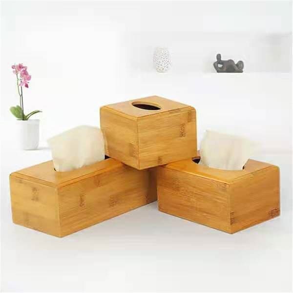 Vintage Bamboo Charcoal Tissue Box Creative Seat Type Roll Storage Paper Holder Tissue Canister Bathroom Facial Napkin Organizer 210326